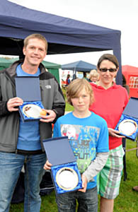 Dave Phillips, Max Nuttall and Kelda McNeill Dave Phillips, Max Nuttall and Kelda McNeill